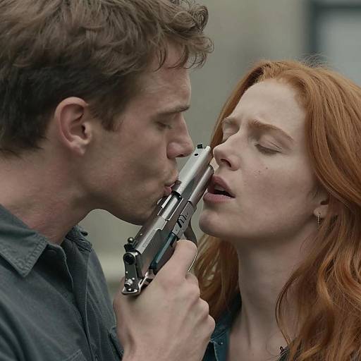 Intense Close-Up of Dangerous Duo