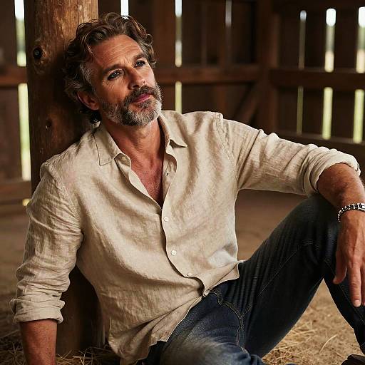 Rustic Fashion Editorial with Dramatic Elegance