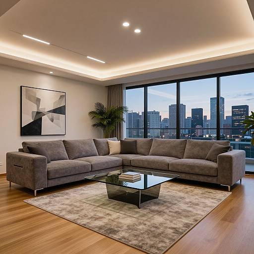 Modern Elegant Living Room Interior