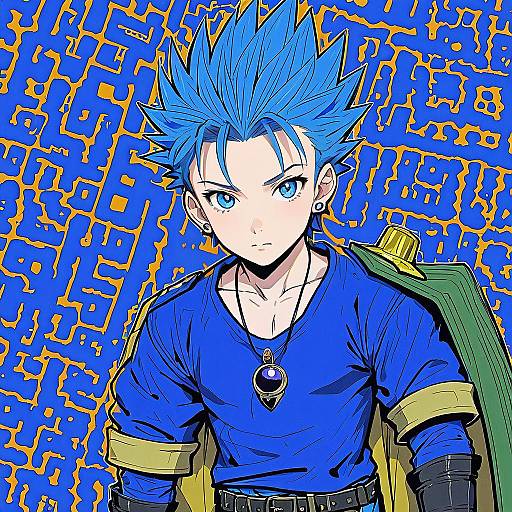 Illustration of Camus (dq11), dragon quest in the style of Yu yu