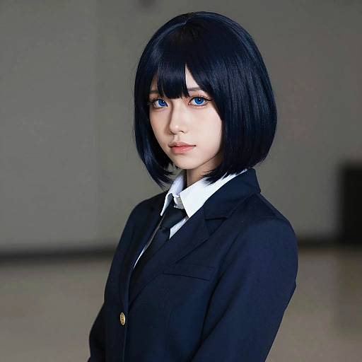 Cosplay Portrait of Woman Inspired by Atsuko Kagari