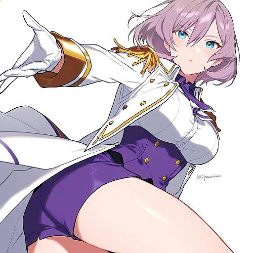 Illustration of Mujina, gridman universe in the style of Peach11 01