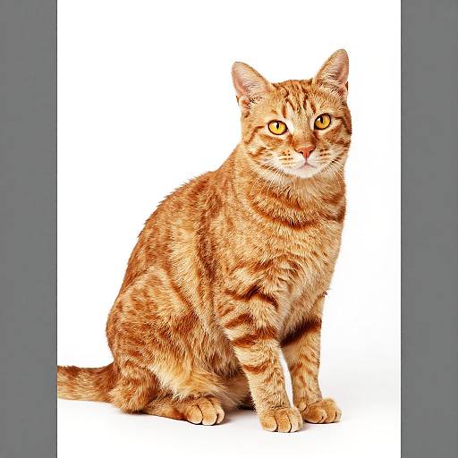 Orange Tabby Cat Sitting