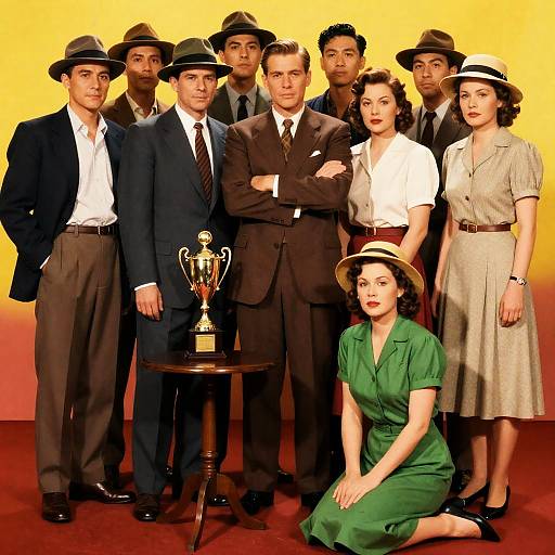 1940s Vintage Movie Poster Art