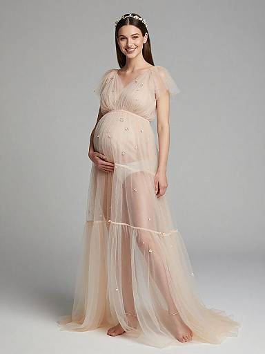 Ethereal Fairy Maternity Fashion Portrait
