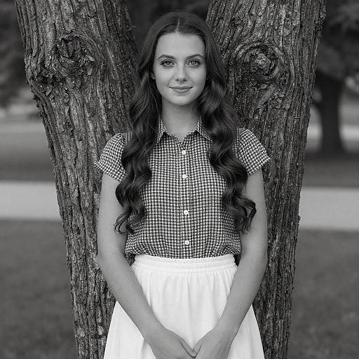 Portrait of a Young Woman in Nature