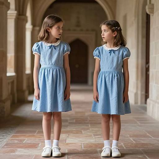 Shocked Girls in Castle Hall