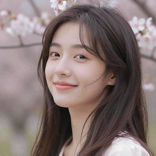 Photorealistic Portrait of Coy Woman