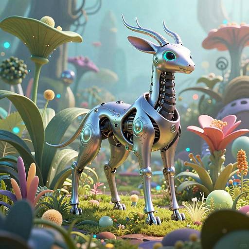 AI Illustration of Cybernetic Biome