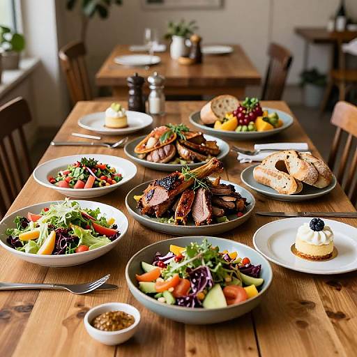 Vibrant Rustic Feast Table