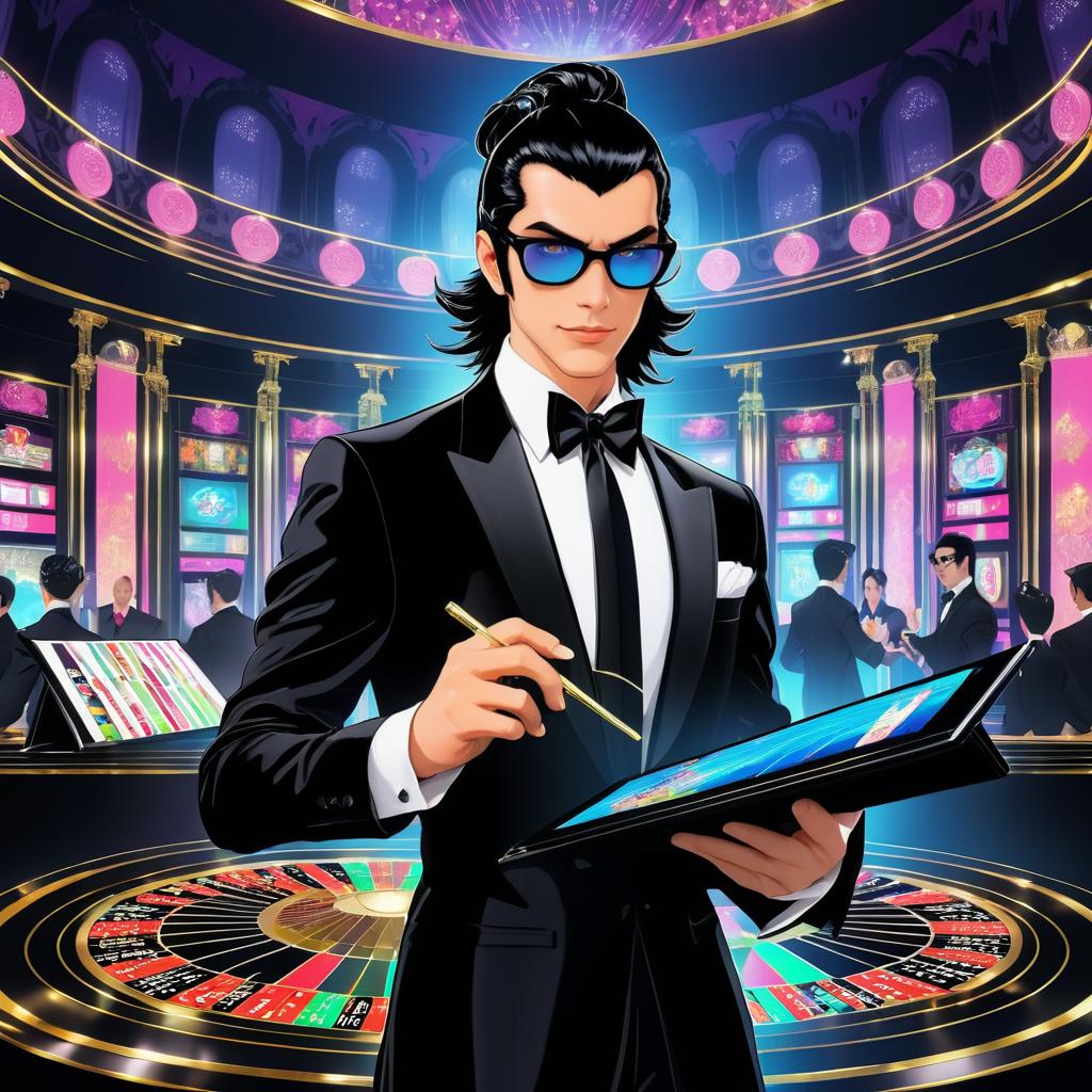 Cunning Heist Planner in Opulent Casino