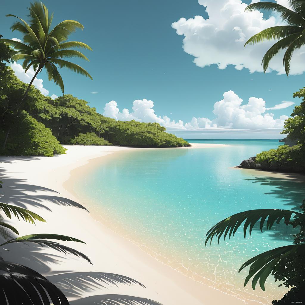 Secluded Tranquil Beach Paradise