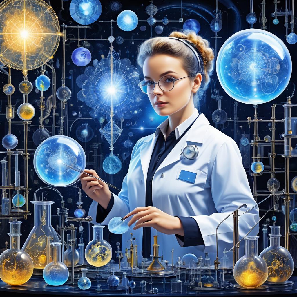 Portrait of a Scientist Inspired by Curie