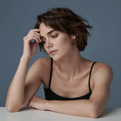 Contemplative Woman Portrait Photography