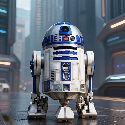 Futuristic Cityscape with Intricate Details