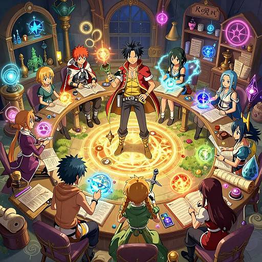 Fairy Tail OC Magical Workshop Scene