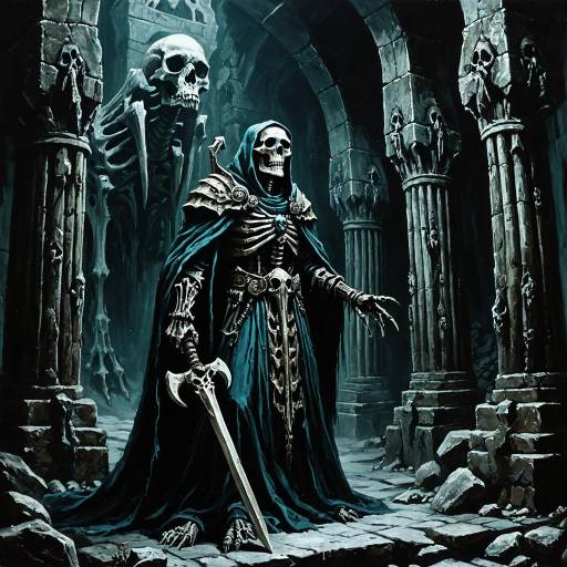 Ancient Lich in Bone Pillar Catacombs