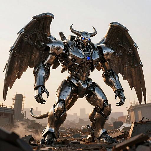 Brushed Titanium Bear Automaton