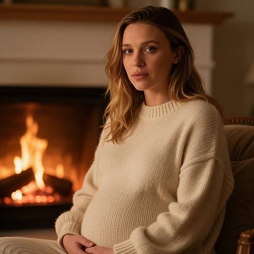 Cozy Indoor Portrait of Millie Bobby Brown
