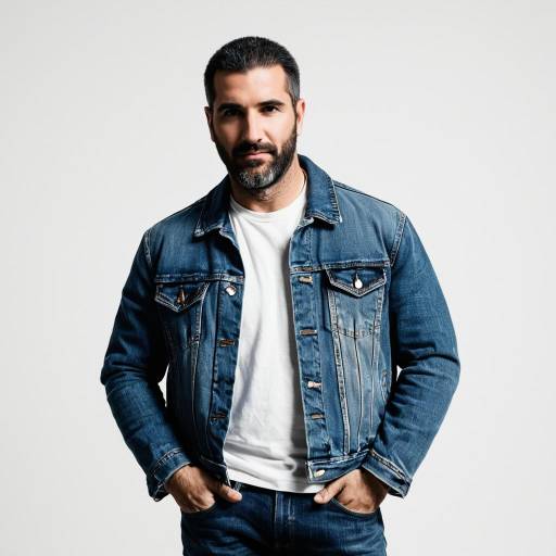 Stylish Male in Casual Denim Fashion
