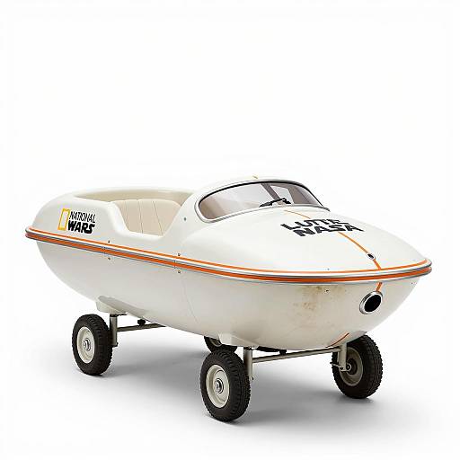 Vintage Russian Space Style Vehicle Model