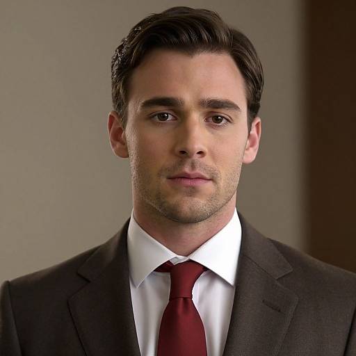 Realistic Kyle Rayner in Formal Suit