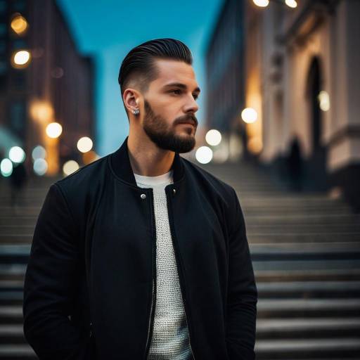Urban Man in Cinematic Mood Lighting