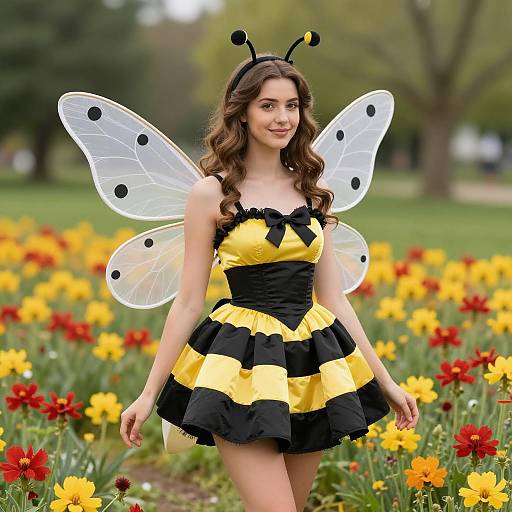 Enchanting Queen Bee Ladybug Costume Scene