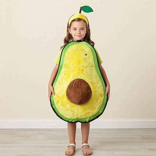 Young Girl in Avocado Costume
