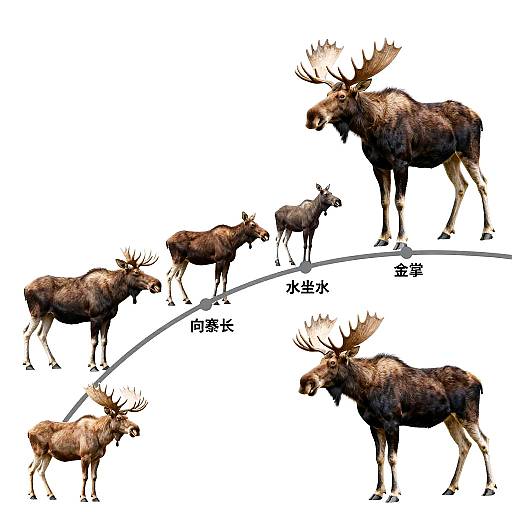 Surreal Moose Evolution Timeline