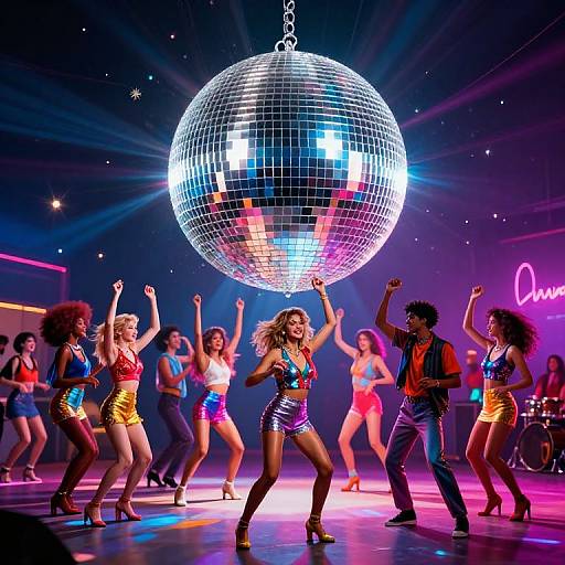 Kaleidoscopic 80s Disco Party