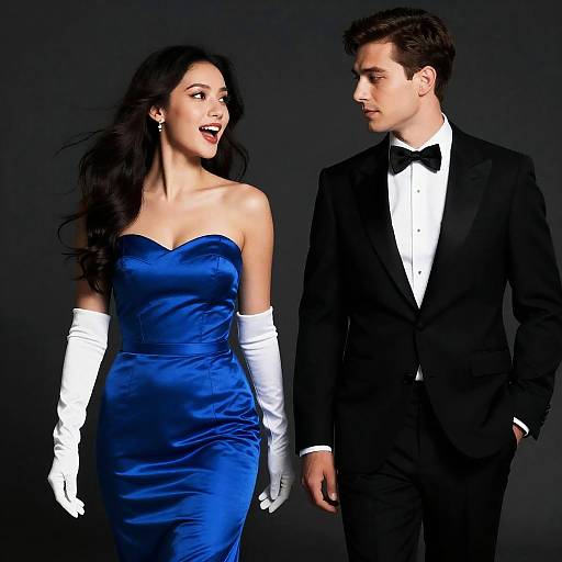 Elegant Couple in Formal Attire