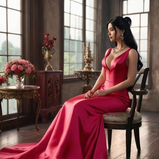 Elegant Solo Portrait of a Girl