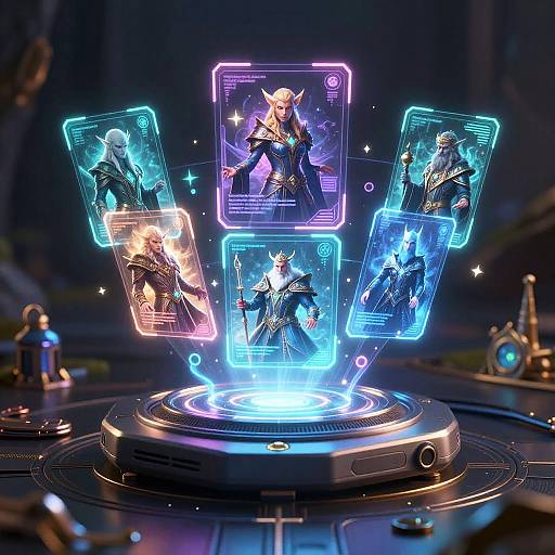 Futuristic AI DnD Character Generator