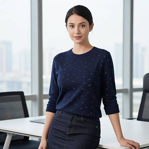 Sophisticated Professional Woman in Office