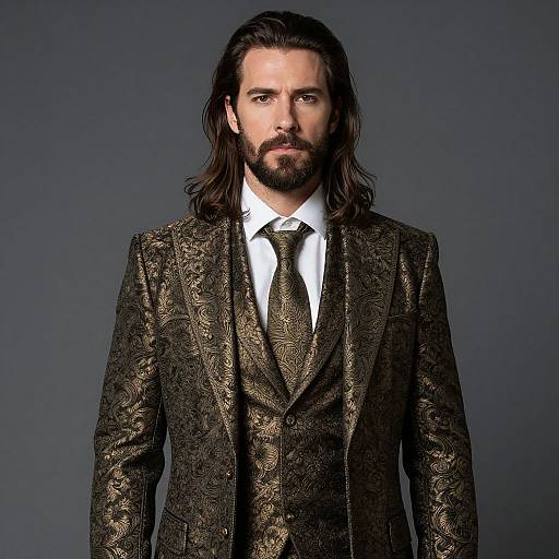 Serpico-Inspired Long Hair Costume