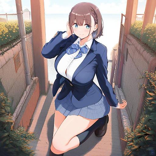 Illustration of Ai-chan (tawawa), getsuyoubi no tawawa in the style of Nanahime