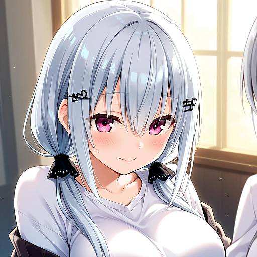 Illustration of Hakase fuyuki, nijisanji in the style of Eretto