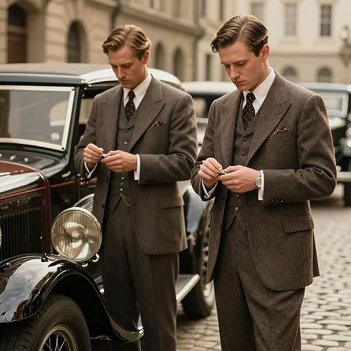 1920s Gentlemen by Classic Cars