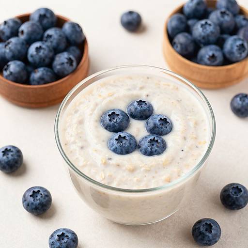 Creamy Blueberry Oatmeal Smoothie Delight