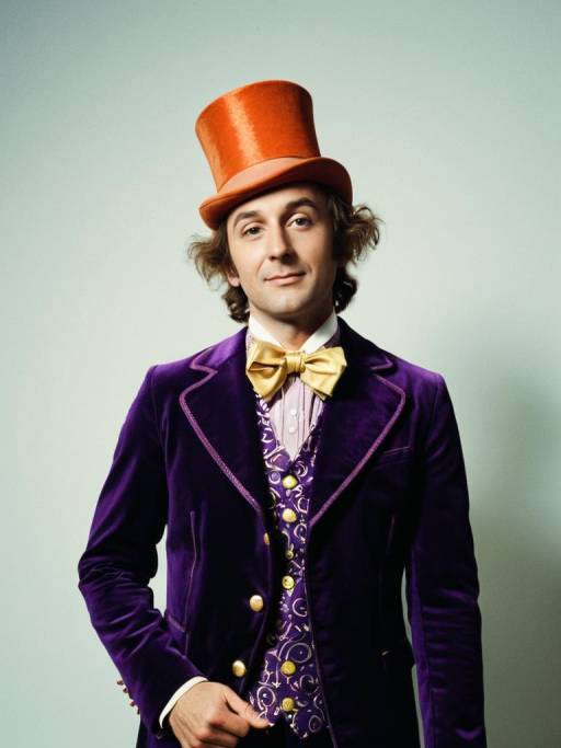 Man in Willy Wonka Costume