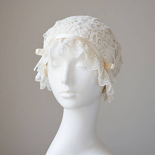 Vintage Lace Sleep Bonnet Elegance