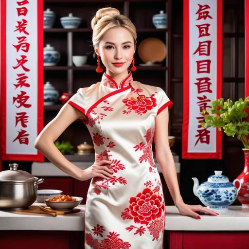 Creative Chef in a Warm Kitchen