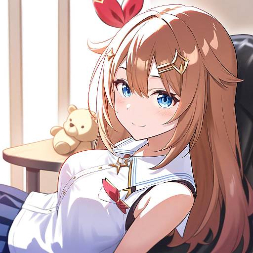 Illustration of Ankimo (tokino sora), hololive in the style of Yoekosukii