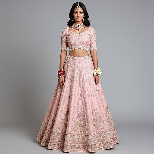 Elegant Designer Lehenga Gown