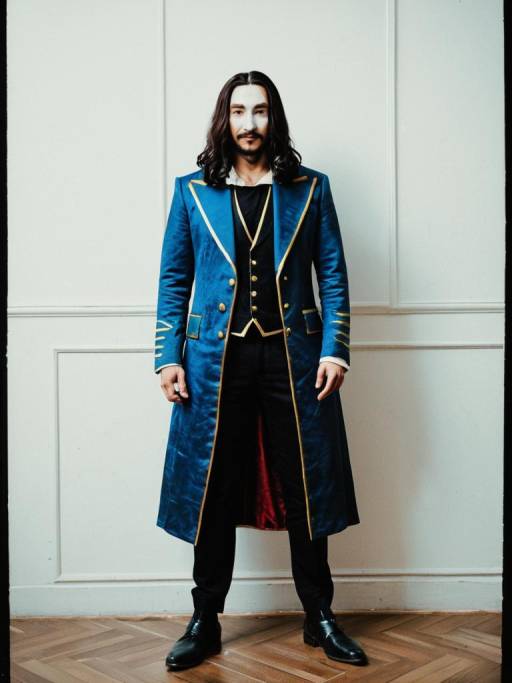 Man in Monalisa Costume Full Body
