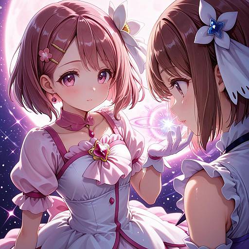 Illustration of Hanadera nodoka, healin' good precure in the style of Yude