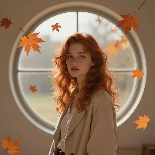 Serene Portrait of a Young Woman