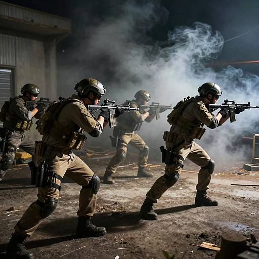 CS Characters on Stealth Night Mission