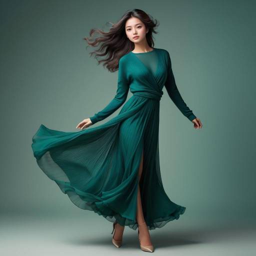 Ethereal Elegance: A Solo Lady's Grace Ethereal Elegance: A Solo Lady's Grace
